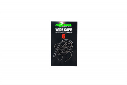 Korda Wide Gape Barbless Hooks