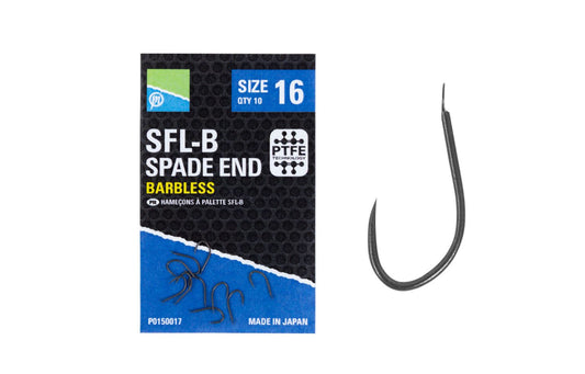 Preston Innovations SFL-B Space End Barbless Hooks