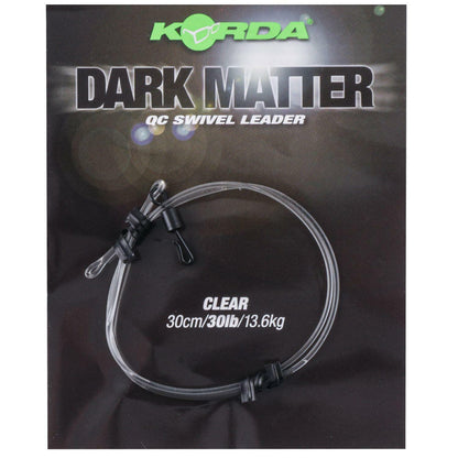 Korda Dark Matter Leader QC Swivel 30cm