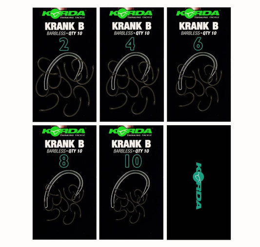 Korda Krank Barbless Hooks