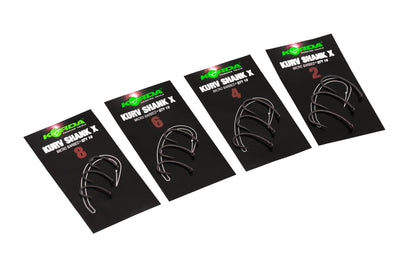 Korda Kurv Shank X Hooks Micro Barbed