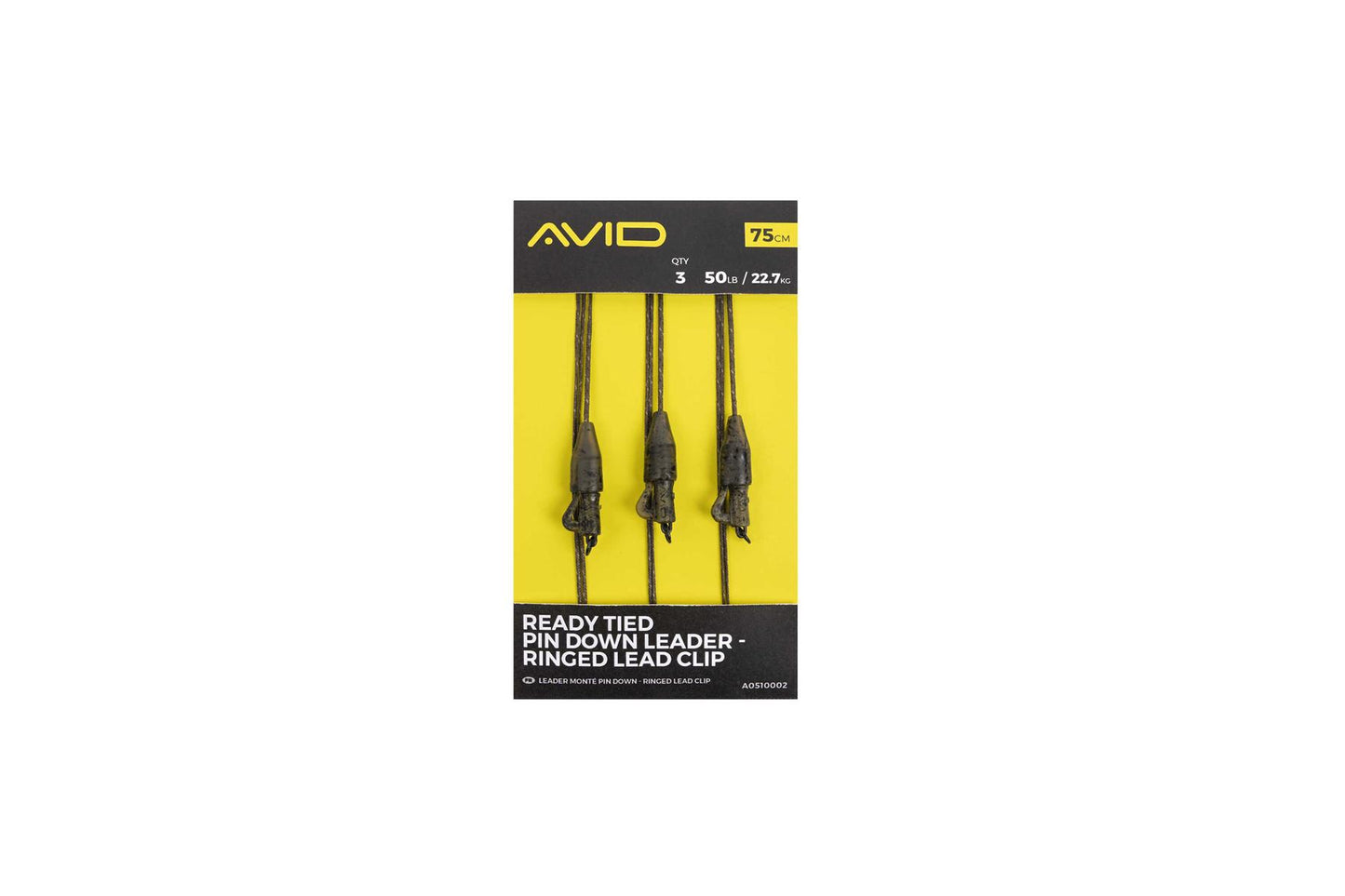 Avid Carp Ready Tied Pin Down Leaders