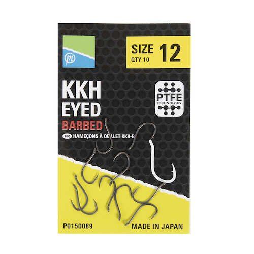 Preston Innovations KKH Barbed Eyed Hooks