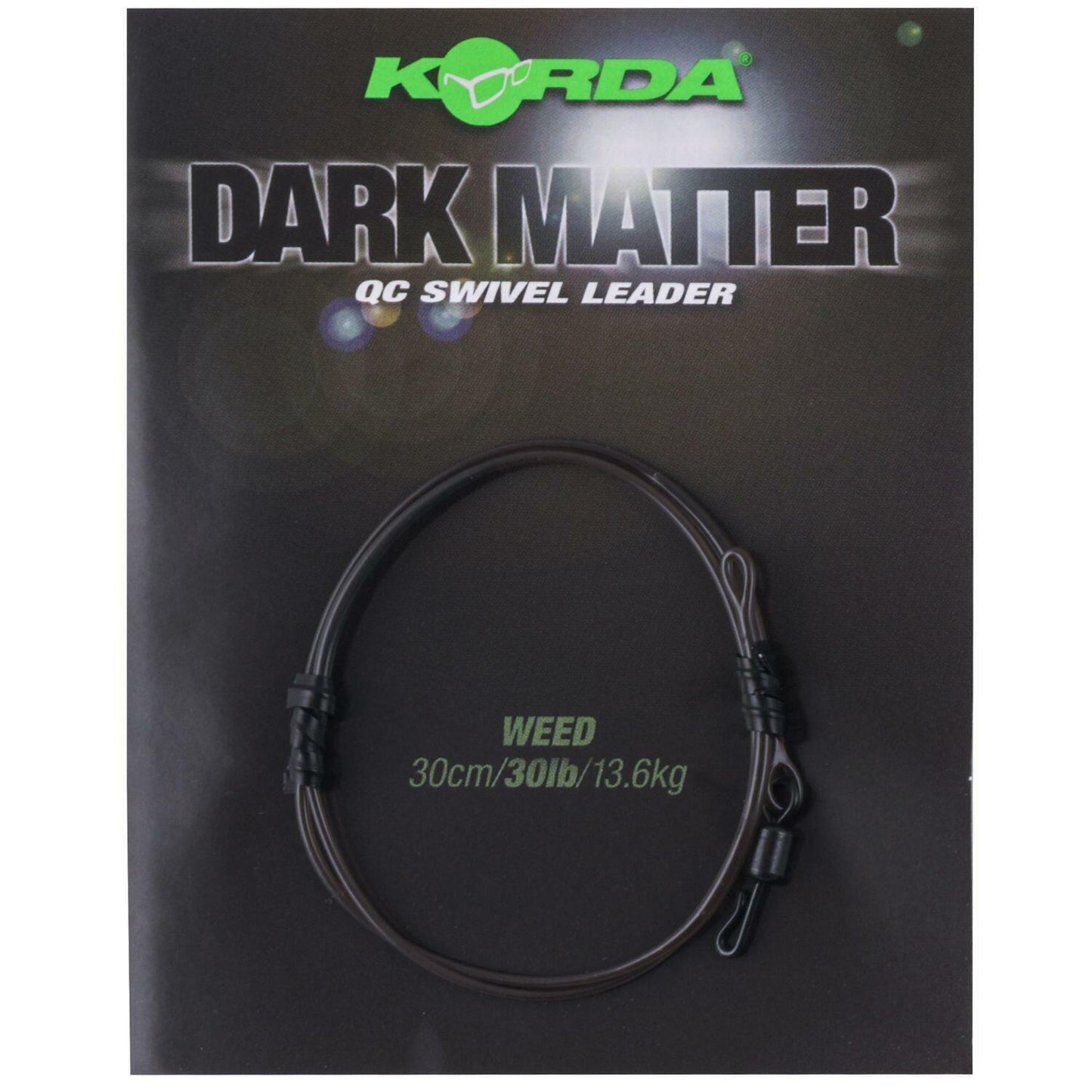 Korda Dark Matter Leader QC Swivel 30cm