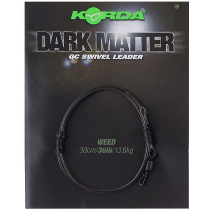 Korda Dark Matter Leader QC Swivel 30cm