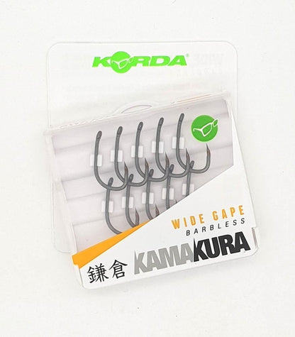 Korda Kamakura Wide Gape Barbless Hooks