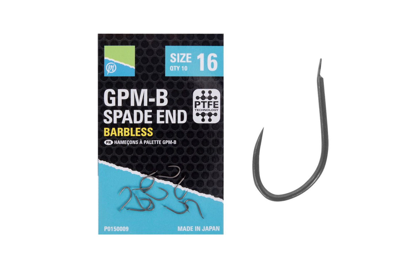 Preston Innovations GPM-B Spade End Barbless Hooks